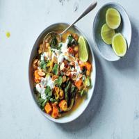Coconut-Braised Chickpeas with Sweet Potatoes and Greens_image
